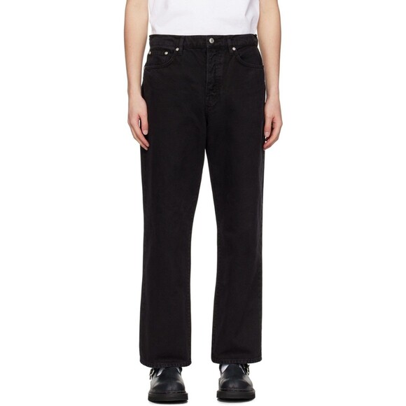 Stussy Classic Relaxed Fit Big Ol’ Jeans Black Size 36 Free Shipping Included - Picture 3 of 3